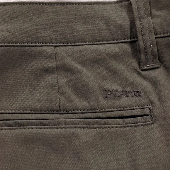 Prana Zion Chino Pants Olive Green Size 38x32 - Picture 9 of 10